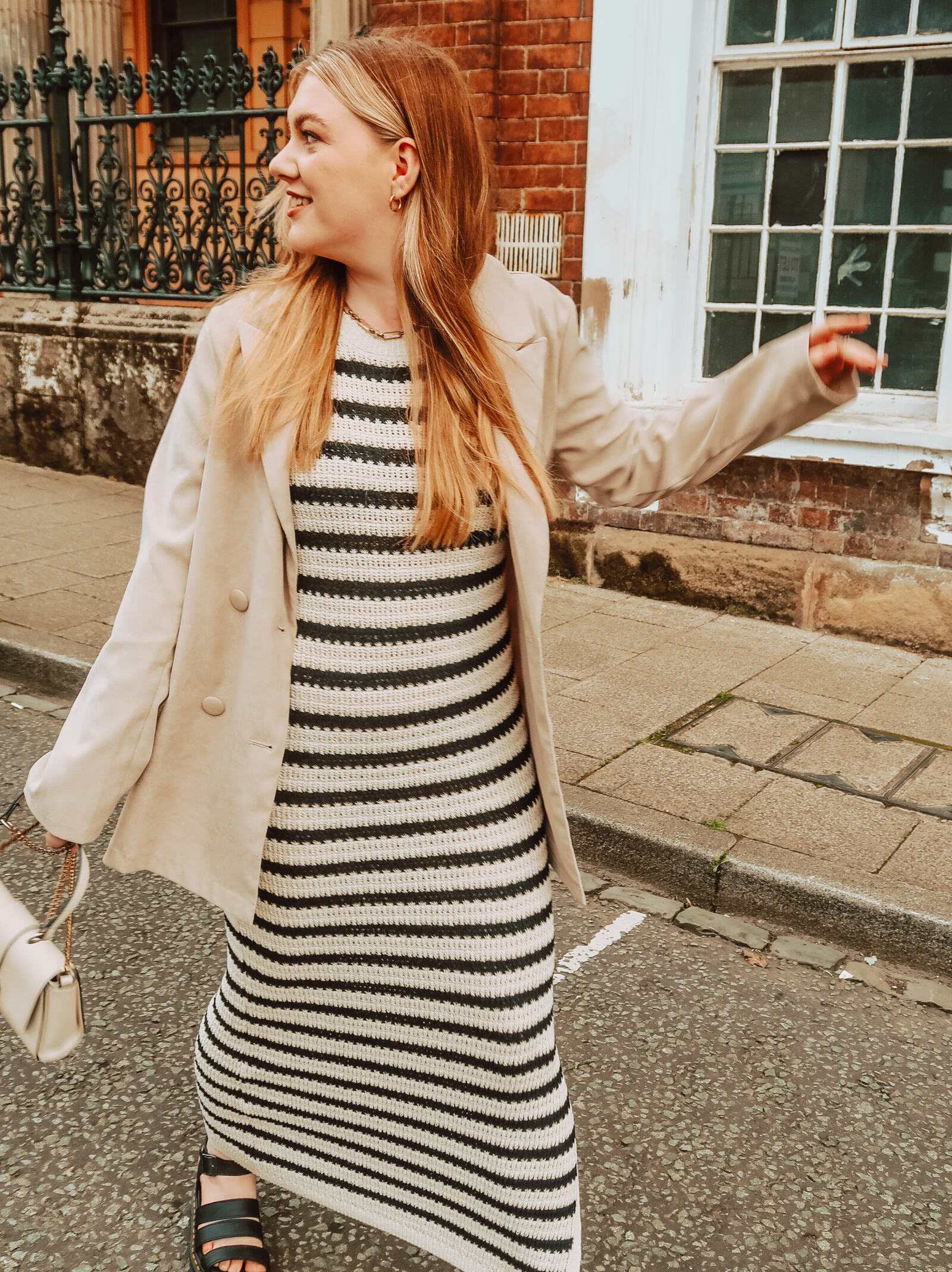 Marks and clearance spencer striped dress