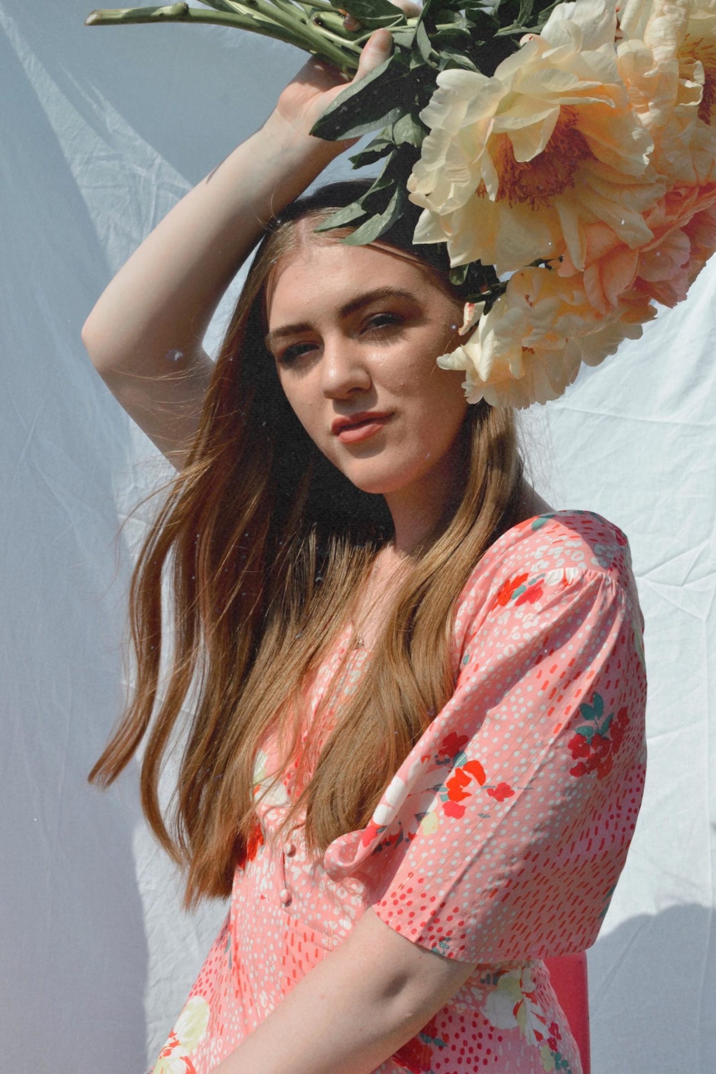 Oliver bonas floral dress sale