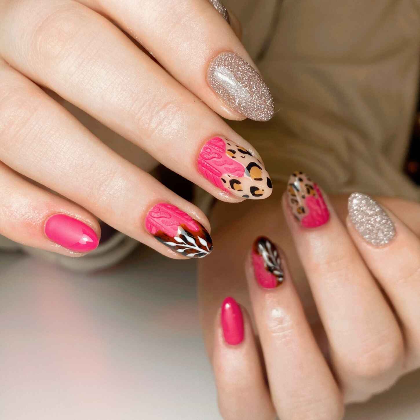 Can't get enough of millennial pink? Here's some nail art inspiration