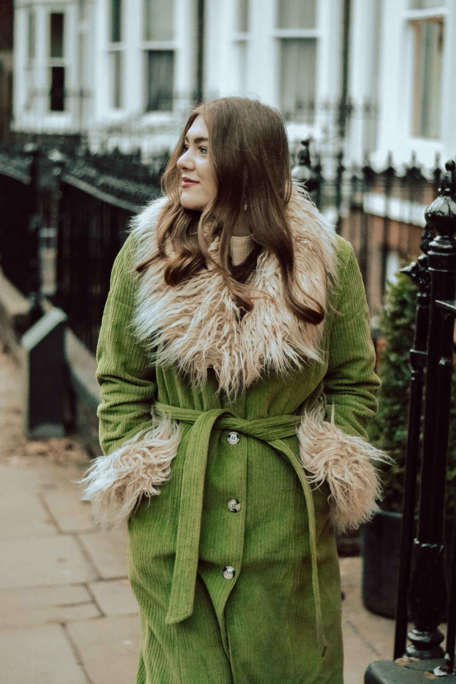 Pink Faux Fur Jacket - A Blonde's Moment