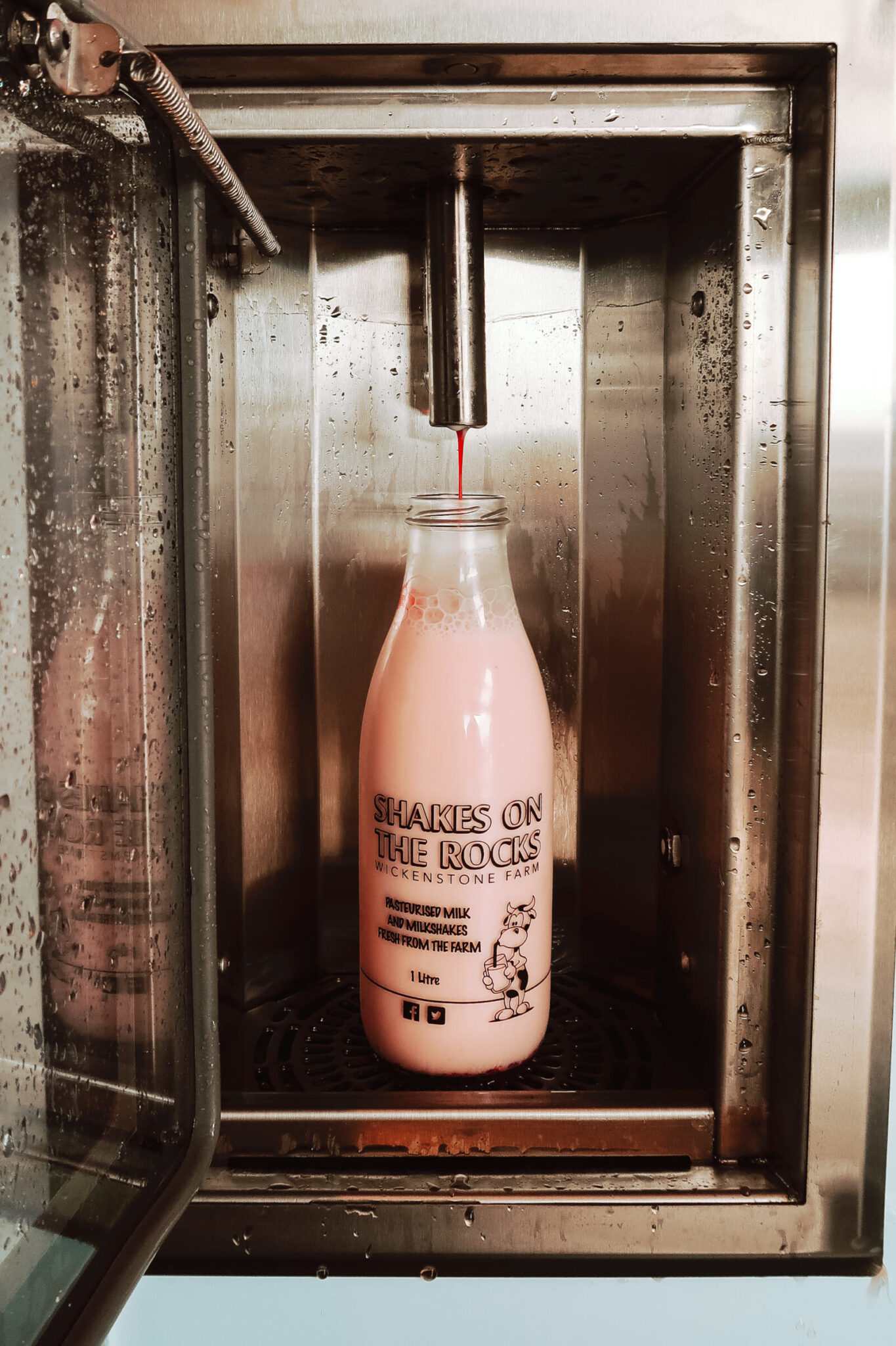 Shakes on the Rocks Biddulph Moor's brand new milkshake vending machine