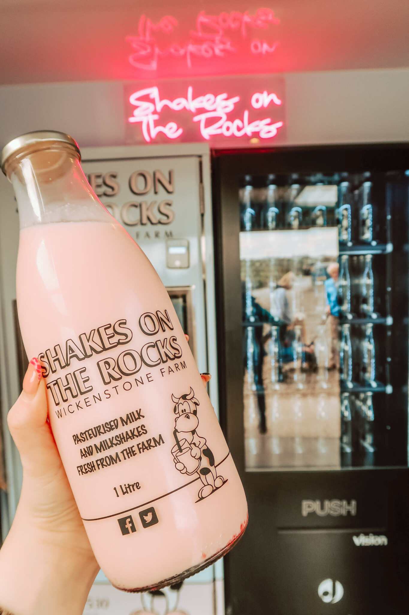 Shakes on the Rocks Biddulph Moor's brand new milkshake vending machine